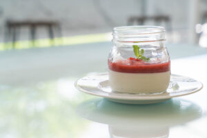 Panna cotta trái cây